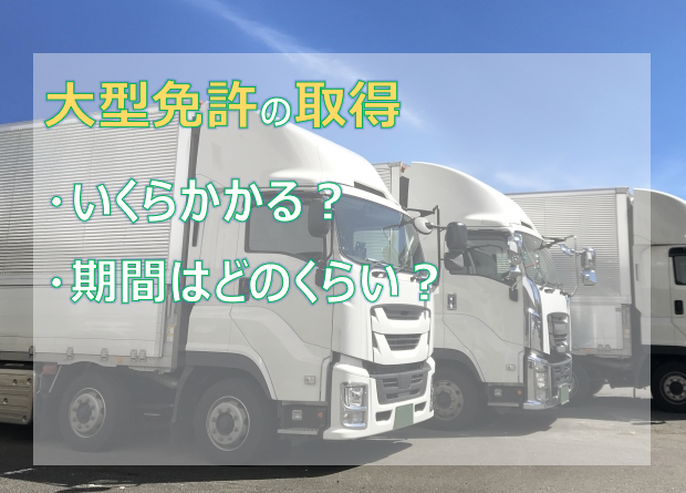 大型自動車免許を取る方法 必要な費用や期間も解説 カーライフお役立ちコラム